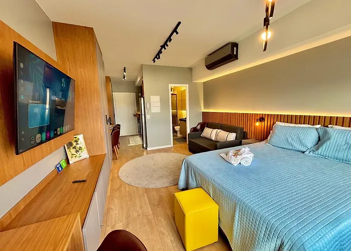 Linked 1001 - Aconchegante E Dentro Do Shopping Apartamento